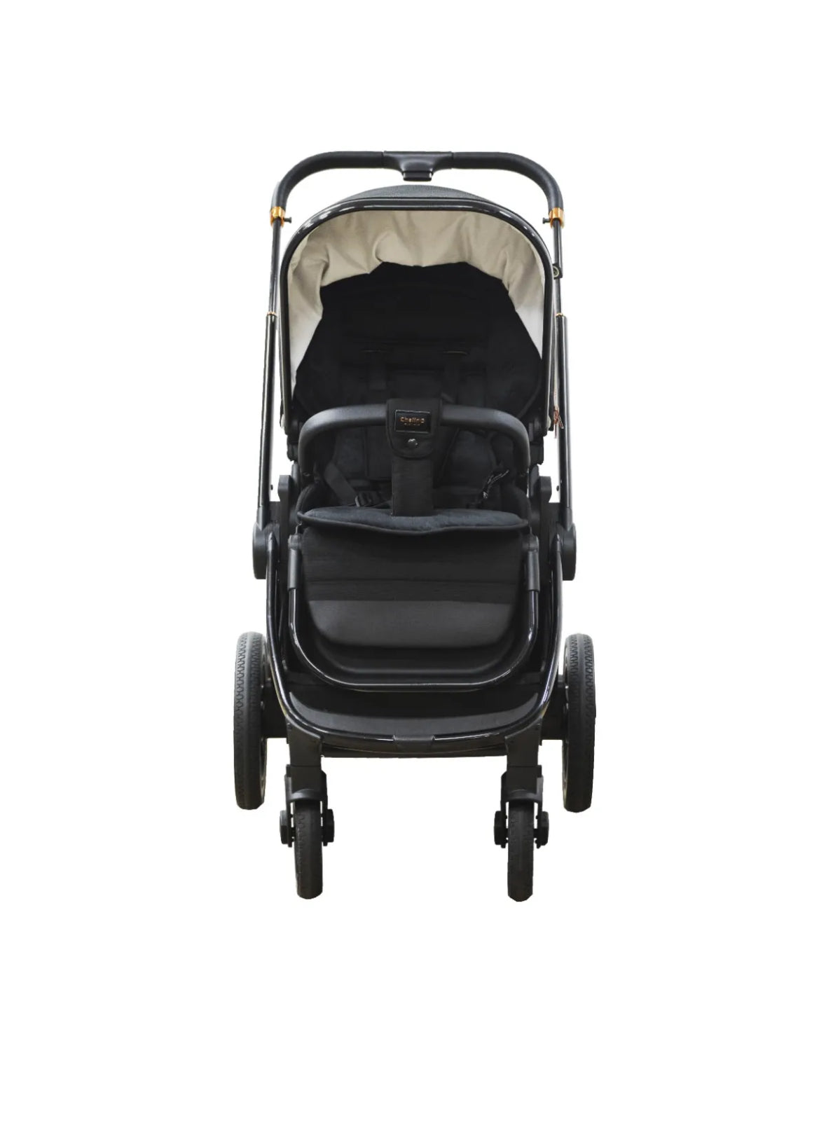 Chelino Bella Stroller Shiny Black/rose