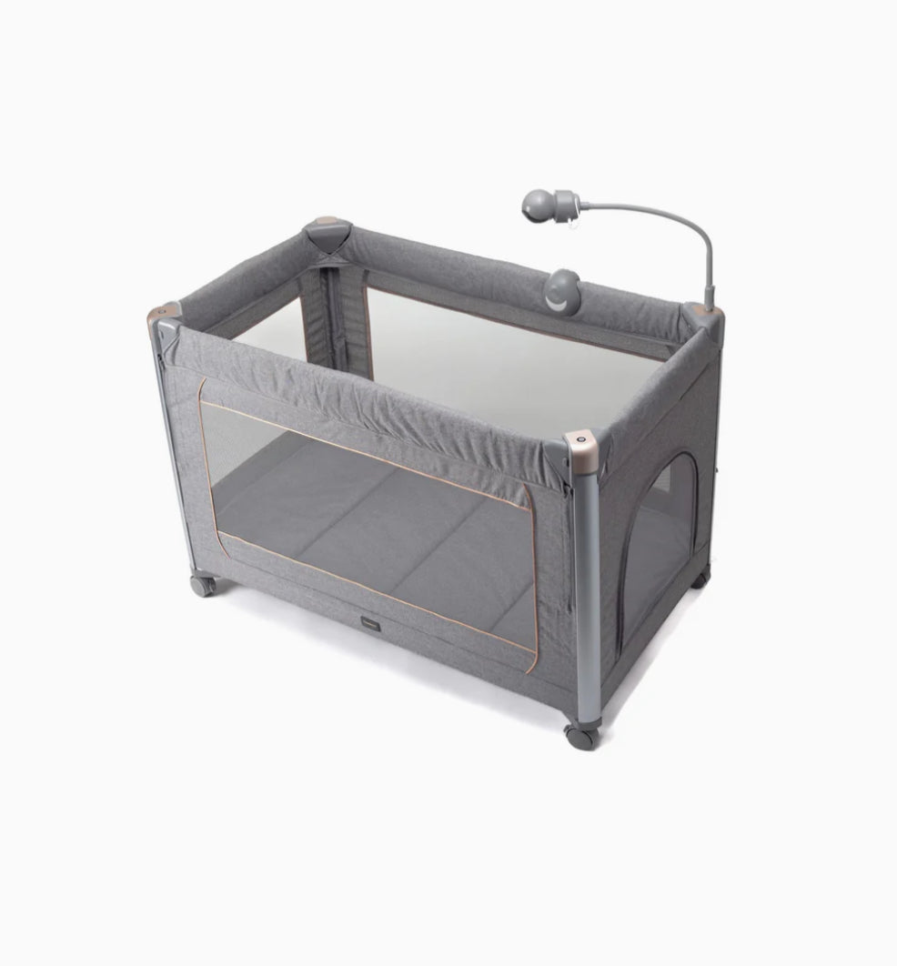 Cuddle Me Lux 2 in 1 Camp Cot with Baby Monitor