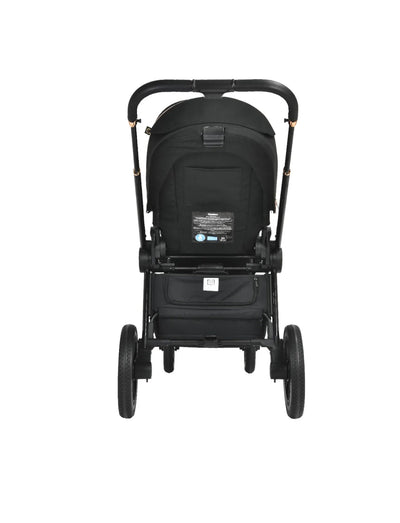 Chelino Bella Stroller Shiny Black/rose