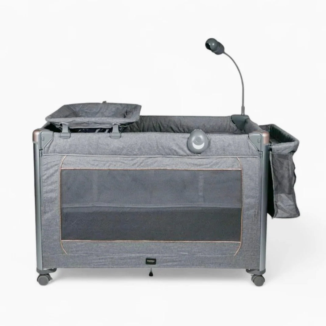 Cuddle Me Lux 2 in 1 Camp Cot with Baby Monitor