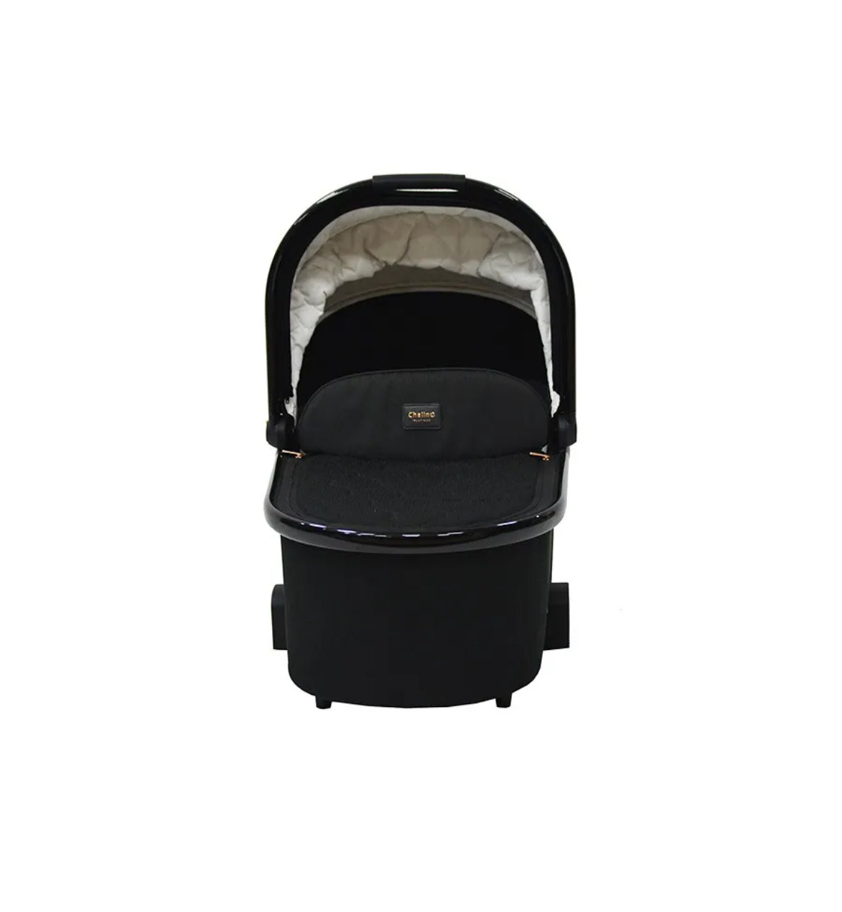 Chelino Bella Carry Cot Shiny Black/rose