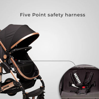 Bee Black & Gold Stroller
